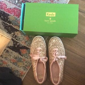 Rose gold Keds